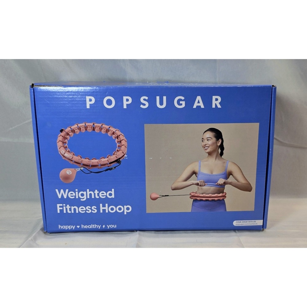 Get Thin And In Shape! Popsugar‎ Adjustable Weighted Fitness Hoop, Coral